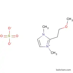 Molecular Structure of 790663-78-4 (1H-Imidazolium, 1,3-dimethyl-, 2-methoxyethyl sulfate)