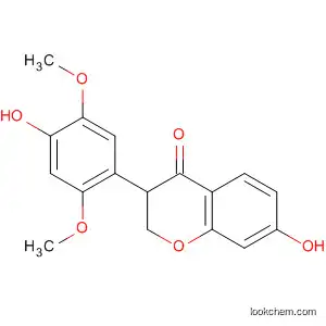 Molecular Structure of 790679-30-0 (4H-1-Benzopyran-4-one,
2,3-dihydro-7-hydroxy-3-(4-hydroxy-2,5-dimethoxyphenyl)-)