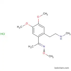 Molecular Structure of 851133-67-0 (Ethanone, 1-[4,5-dimethoxy-2-[2-(methylamino)ethyl]phenyl]-,
O-methyloxime, monohydrochloride)