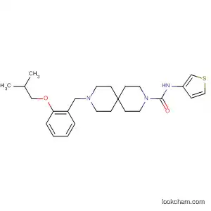 3,9-Diazaspiro[5.5]undecane-3-carboxamide,
9-[[2-(2-methylpropoxy)phenyl]methyl]-N-3-thienyl-