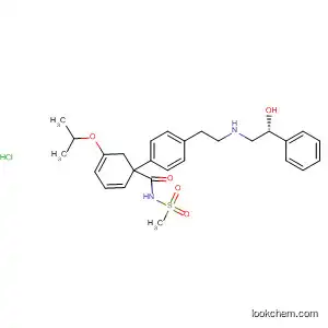 Molecular Structure of 855478-37-4 ([1,1'-Biphenyl]-4-carboxamide,
4'-[2-[[(2R)-2-hydroxy-2-phenylethyl]amino]ethyl]-3-(1-methylethoxy)-N-(
methylsulfonyl)-, monohydrochloride)