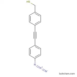 Molecular Structure of 880132-52-5 (Benzenemethanethiol, 4-[(4-azidophenyl)ethynyl]-)