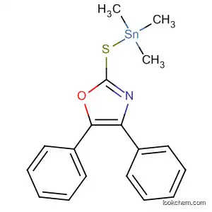 Molecular Structure of 880494-43-9 (Oxazole, 4,5-diphenyl-2-[(trimethylstannyl)thio]-)