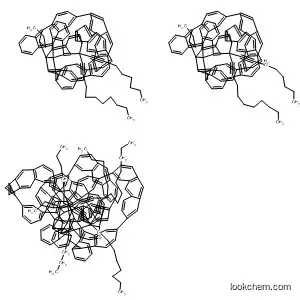 Molecular Structure of 880496-28-6 (2,2':6',2'':6'',2''':6''',2''''-Quinqueanthracene,
9',9''',10',10'''-tetra-1-decynyl-9,9'',9'''',10,10'',10''''-hexa-1-octynyl-)