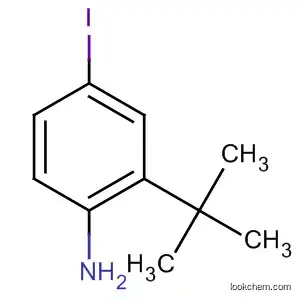 Molecular Structure of 881057-14-3 (Benzenamine, 2-(1,1-dimethylethyl)-4-iodo-)