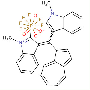 3H-Indolium, 3-[1-azulenyl(1-methyl-1H-indol-3-yl)methylene]-1-methyl-,  hexafluorophosphate(1-)