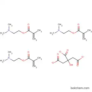 Molecular Structure of 881372-86-7 (2-Propenoic acid, 2-methyl-, 2-(dimethylamino)ethyl ester,
2-hydroxy-1,2,3-propanetricarboxylate (3:1))