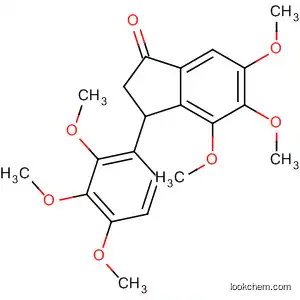 Molecular Structure of 881382-83-8 (1H-Inden-1-one,
2,3-dihydro-4,5,6-trimethoxy-3-(2,3,4-trimethoxyphenyl)-)