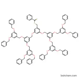 Molecular Structure of 881391-79-3 (Benzenecarbodithioic acid,
[3,5-bis[[3,5-bis[[3,5-bis(phenylmethoxy)phenyl]methoxy]phenyl]methoxy
]phenyl]methyl ester)