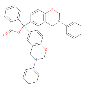 1(3H)-Isobenzofuranone,  3,3-bis(3,4-dihydro-3-phenyl-2H-1,3-benzoxazin-6-yl)-