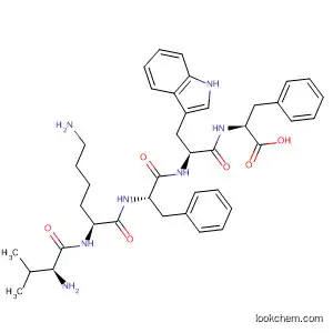 Molecular Structure of 881692-04-2 (L-Phenylalanine, L-valyl-L-lysyl-L-phenylalanyl-L-tryptophyl-)