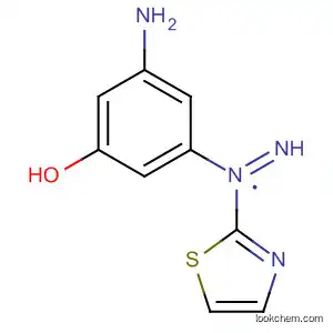 Molecular Structure of 882971-50-8 (Phenol, 3-amino-5-(2-thiazolylazo)-)