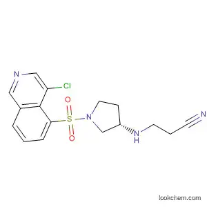 Propanenitrile,
3-[[(3S)-1-[(4-chloro-5-isoquinolinyl)sulfonyl]-3-pyrrolidinyl]amino]-