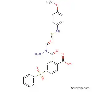 Benzoic acid, 4-(phenylsulfonyl)-,
2-[[(4-methoxyphenyl)amino]thioxomethyl]hydrazide