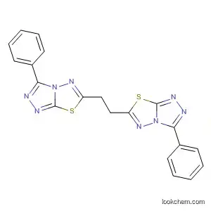 1,2,4-Triazolo[3,4-b][1,3,4]thiadiazole, 6,6'-(1,2-ethanediyl)bis[3-phenyl-