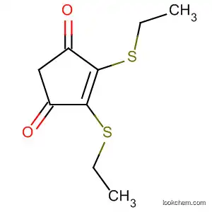 Molecular Structure of 929116-16-5 (4-Cyclopentene-1,3-dione, 4,5-bis(ethylthio)-)