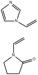 2-Pyrrolidinone, 1-ethenyl-, polymer with 1-ethenyl-1H-imidazole