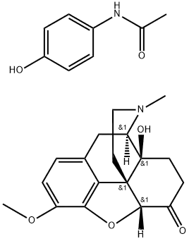 Molecular Structure of 330988-72-2 (Morphinan-6-one, 4,5-epoxy-14-hydroxy-3-methoxy-17-methyl-, (5a)-, mixt. with N-(4-hydroxyphenyl)acetamide OTHER CA INDEX NAMES: Acetamide, N-(4-hydroxyphenyl)-, mixt. contg.)