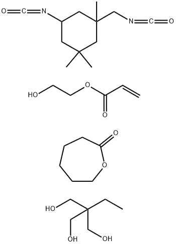 2-Oxepanone, polymer with 2-ethyl-2-(hydroxymethyl)-1,3-propanedioland 5-isocyanato-1-(isocyanatomethyl)-1,3,3-trimethylcyclohexane, 2-hydroxyethyl acrylate-terminated
