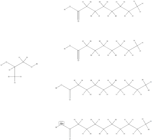 Molecular Structure of 77466-09-2 (Miglyol 840)